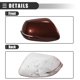 thumbnail image 5 of Embellecedor de la cubierta del espejo retrovisor del lado derecho del automóvil, reemplazo de la carcasa del espejo retrovisor exterior, para Honda CRV 2012-2016, ABS, marrón Unique Bargains espejos exteriores automotrices, 5 of 7