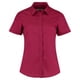 thumbnail image 1 of Kustom Kit - Camisa ajustada de popelín con manga corta para mujer (Clarete) Kustom Kit UTPC3073_claret, 1 of 1