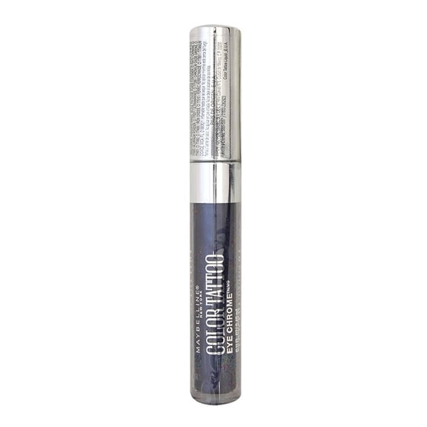 Sombra para ojos Maybelline Color Tattoo eye chrome 560 bold saphire 3.45 ml
