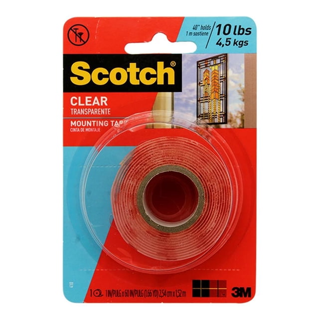 Cinta de Montaje 3M Scotch Doble Cara Transparente
