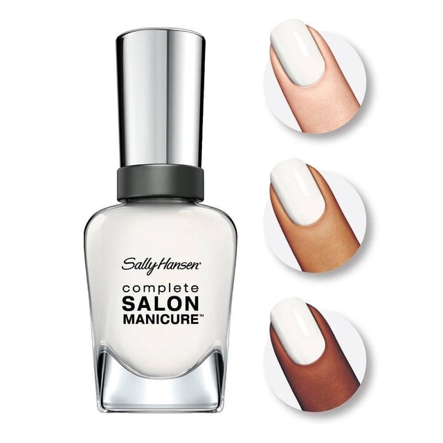 Esmalte para uñas Sally Hansen complete salon 195 lets snow 14.7 ml