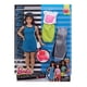 thumbnail image 1 of BRB FASHIONI Barbie Fashionistas Curvy con Vestido Azul y Accesorios, 1 of 1
