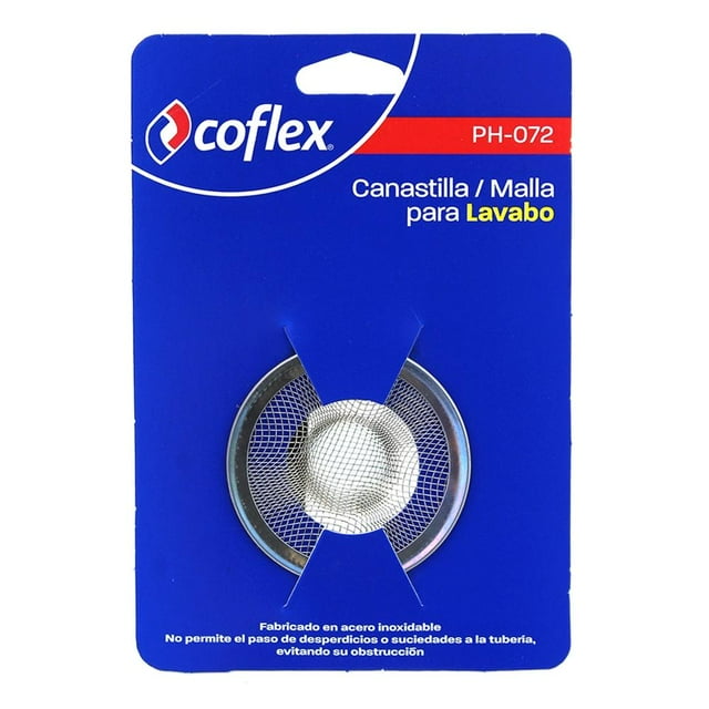 Canastilla Coflex para Lavabo de Acero Inoxidable