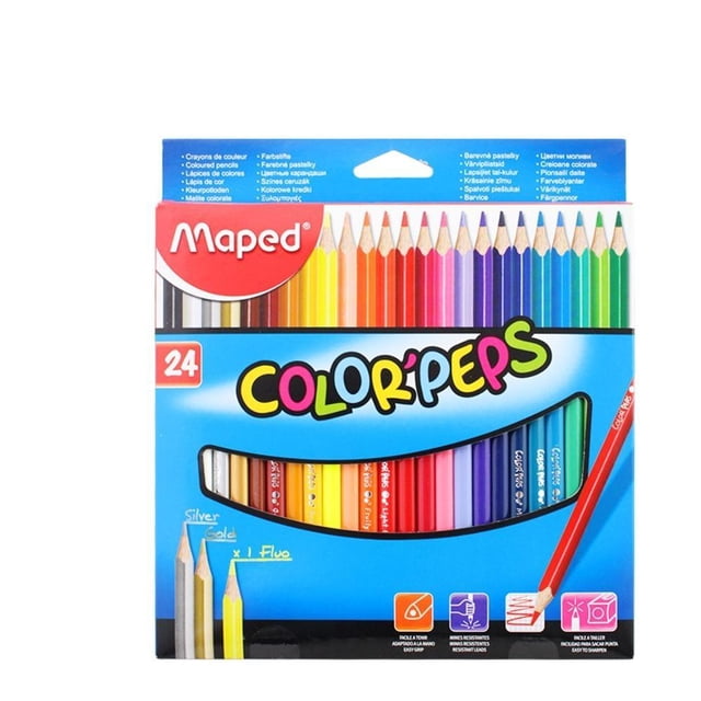 Lápices de colores Maped color peps 24 pzas