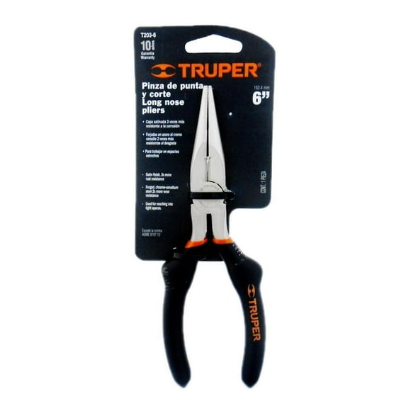 Pinza de Punta y Corte Truper 6" Largo