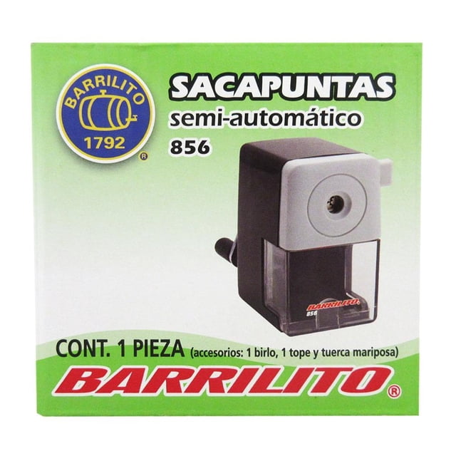 Sacapuntas Barrilito Plástico 1 pieza