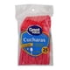 thumbnail image 1 of Cucharas desechables Great Value grandes de plástico rosas 25 pzas, 1 of 1