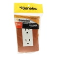 thumbnail image 1 of Placa con 2 Contactos Aterrizados Sanelec de Madera Toscana, 1 of 1