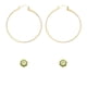 thumbnail image 1 of Joyería arracadas y aretes en oro laminado 2 pares, 1 of 1