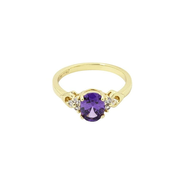 Anillo de oro laminado para dama 1 pza