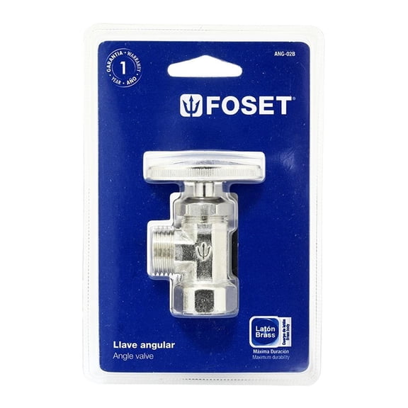 Llave Angular Foset de Latón