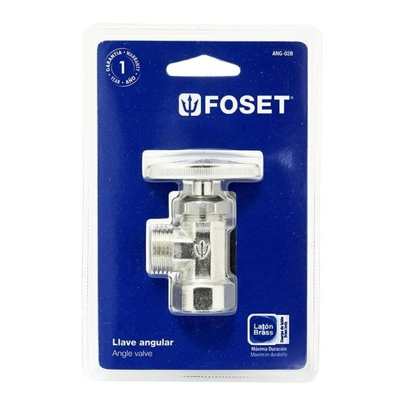 Llave Angular Foset de Latón