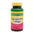thumbnail image 1 of Suplemento alimenticio Spring Valley folic acid 400 + ginger 90 tabletas, 1 of 1