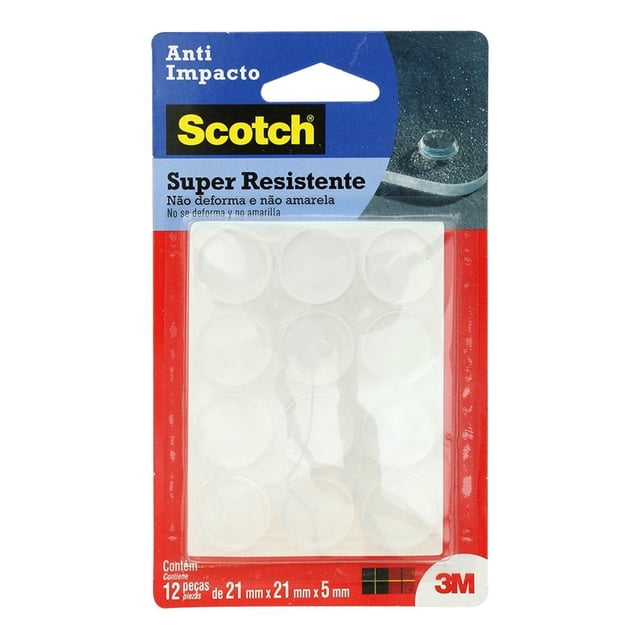 Protectores 3M Scotch anti impacto 1 paquete con 12 pzas