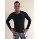 thumbnail image 1 of Playera compression manga larga Fitness&Cross Negra sin malla, 1 of 1