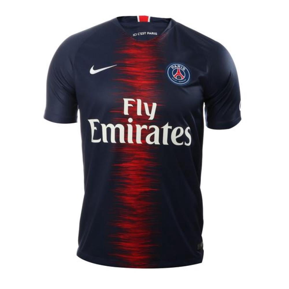 Jersey Paris Saint Germain Casa 18/19 S/N - Azul Marino y Rojo