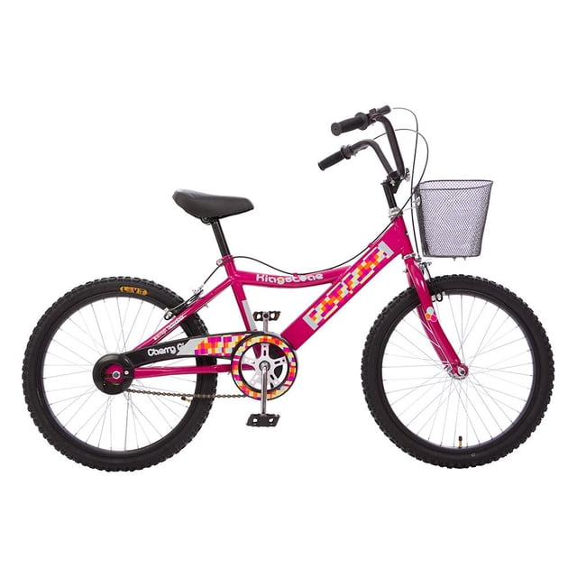BICICLETA RODADA 20 NIÑA C/CANASTA FUCSIA Kingstone CHERRY GIRL