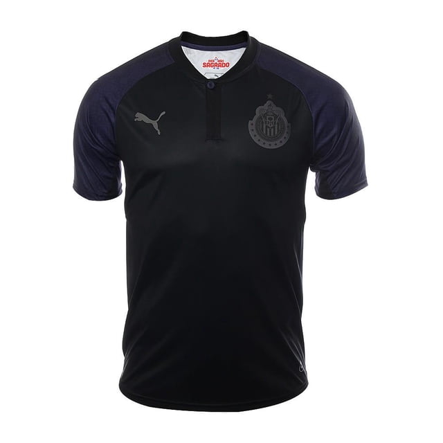 Jersey Chivas Visita 17/18 S/N- Negro y Azul Marino Talla L Puma version jugador