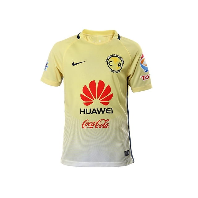 Jersey América Casa Centenario 16/17 S/N - Amarillo y Blanco Talla S Nike version jugador