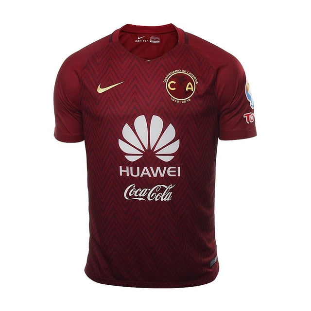 Jersey América Visita Centenario 16/17 S/N° - Vino Talla L Nike version jugador