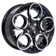thumbnail image 1 of RIN 17X8.5 4-100 R1 SPORT 451 BLACK MACHINE FACE ET30 CB73.1 SONAR R1 SPORT JUEGO 4 PIEZAS, 1 of 1