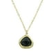 thumbnail image 1 of Collar Labradorita Negra Piedra Pink Revolver Bisuteria, 1 of 1