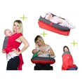 thumbnail image 1 of Fular, Colchón Antireflujo, Almohada de Lactancia y Mandil para amamantar Mami Ama Bebé Berlín Mami Ama Bebé rojo, 1 of 1