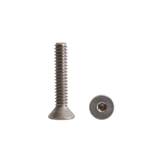 Tornillo Allen Cabeza Plana UNC INOXIDABLE 18-8 6-32 X 3/4 Fijatec XAPN06019