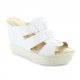 thumbnail image 1 of SANDALIA PARA MUJER 30088-041119 BLANCO DIANA DENISSE TALLA: 24.00, 1 of 1