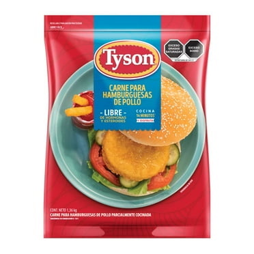 Carne para Hamburguesas de Pollo Tyson 1.36 kg